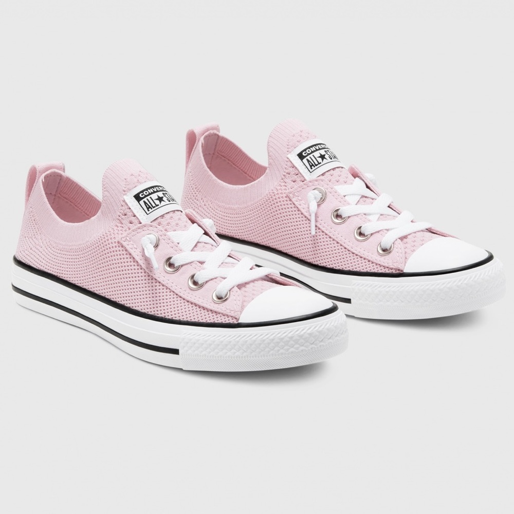 Womens Converse Chuck Taylor All Star Shoreline Knit Low Top Pink Glaze Size 8